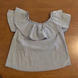 ruffled blouse by Potters Pot size medium